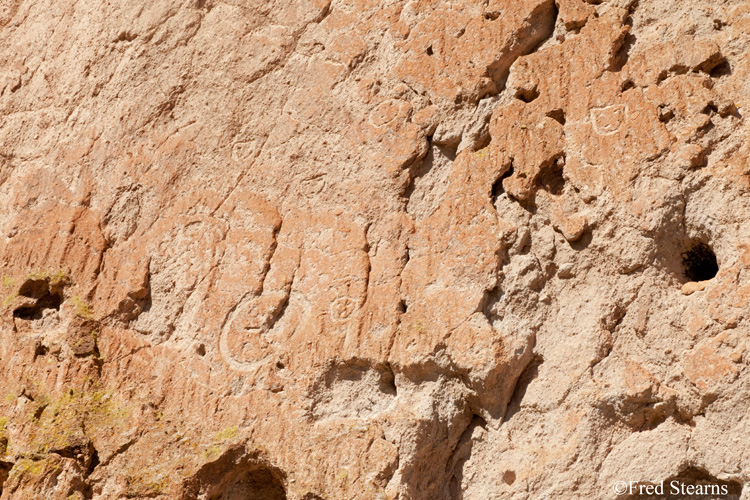 Bandelier National Monument Long House Petroglyphs