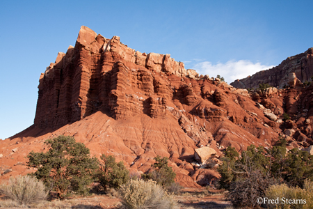 Capitol Reef National Park Golden Throne