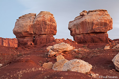 Capitol Reef National Park Twin Rocks