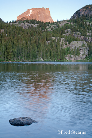 Rocky Mountain NP Hallett Peak over Bear Lake