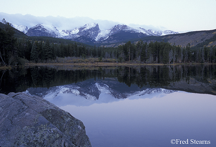 Rocky Mountain NP Reflections Hallett Peak