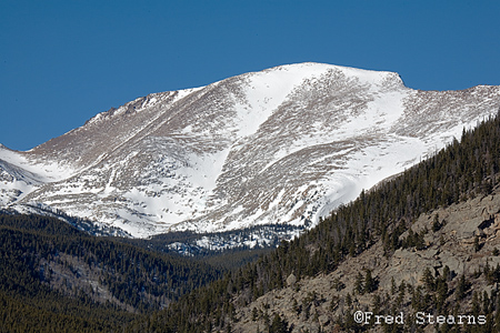 Rocky Mountain NP Sprague Lake Offshore Rock