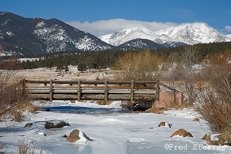 Rocky Mountain NP Moraine Park Big Thompson River Bridge