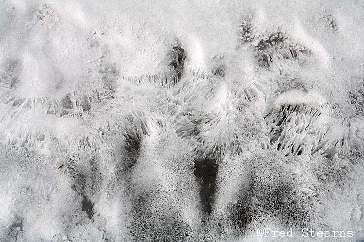 Rocky Mountain NP Moraine Park Ice Patterns Big Thompson River