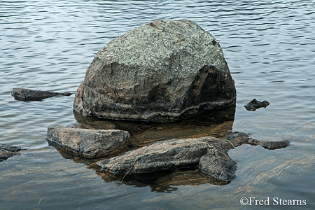 Rocky Mountain NP Sprague Lake Offshore Rock