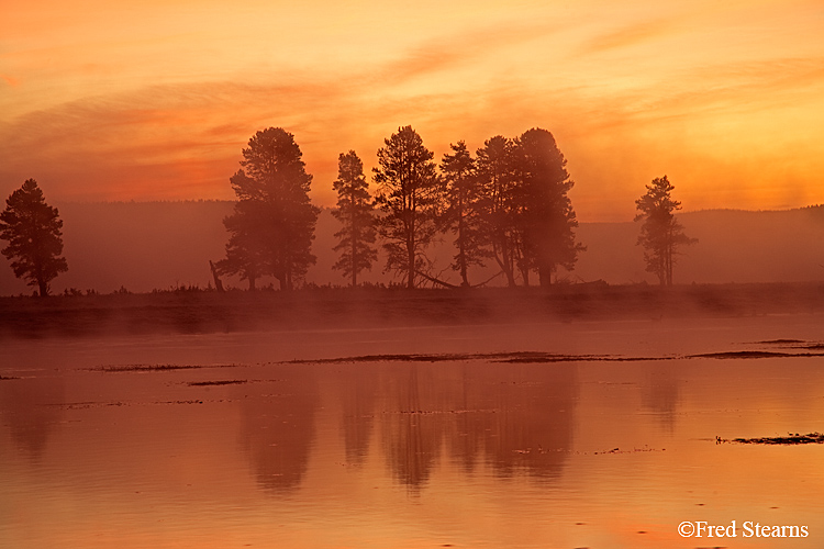 Yellowstone NP Alum Creek Dawn