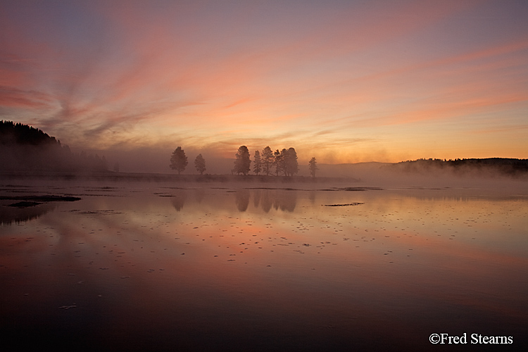 Yellowstone NP Alum Creek Dawn