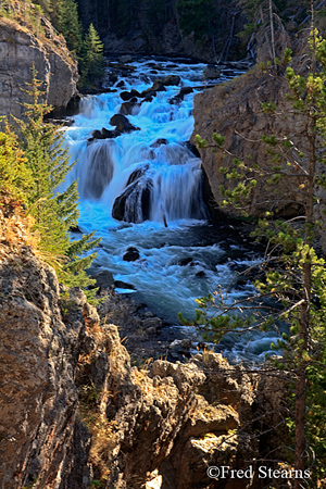 Yellowstone NP Firehole River Canyon