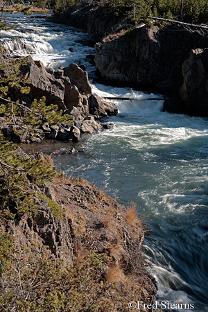 Yellowstone NP Firehole River Canyon