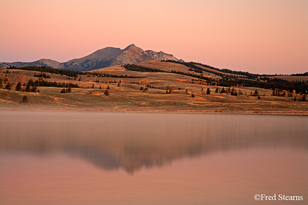 Yellowstone NP Swan Lake Sunrise