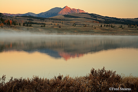 Yellowstone NP Swan Lake Sunrise