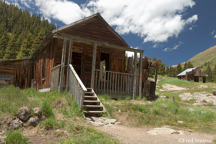 Animas Forks Ghost Town Uncompahgre National Forest Silverton Colorado