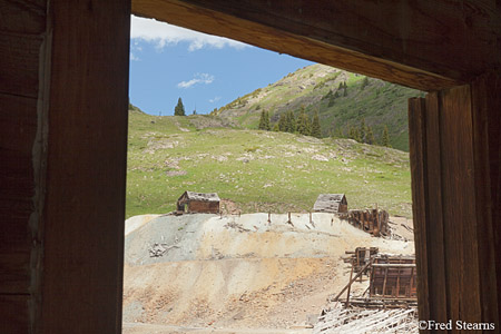 Animas Forks Ghost Town Uncompahgre National Forest Silverton Colorado