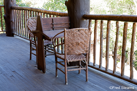 Bald Pate Inn Porch Writing Desk