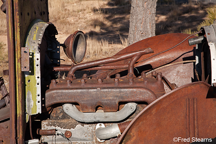 Bryce Canyon Auto Graveyard Truck Engine