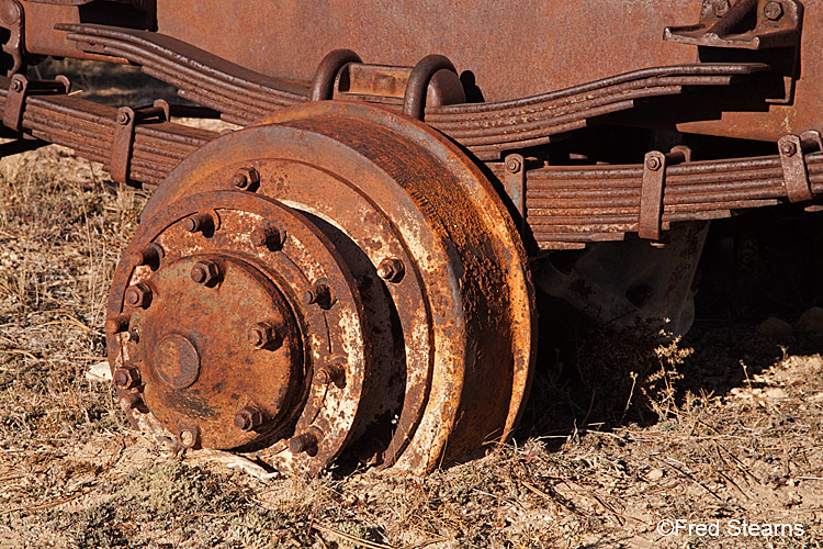 Bryce Canyon Auto Graveyard Truck Rear Wheel