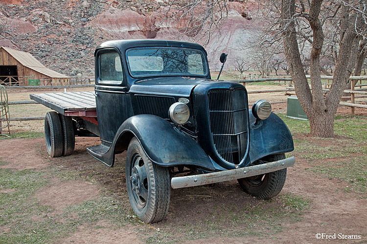 Gifford Farm Capitol Reef National Park Flatbed Truck