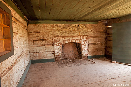 Grafton Ghost Town Louisa Marie Russell House Fireplace