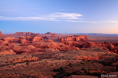 Monument Valley Hunts Mesa Sunrise