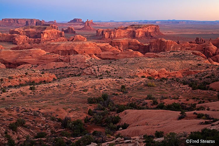 Monument Valley Hunts Mesa Sunrise