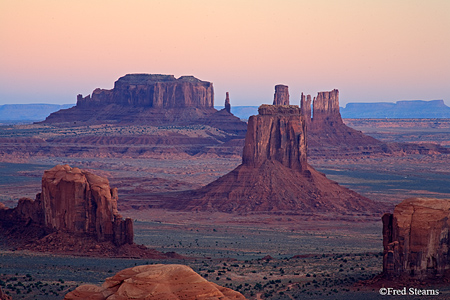 Monument Valley Hunts Mesa Sunrise