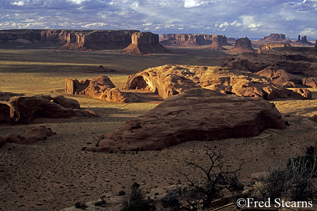 Monument Valley Hunts Mesa Sunset