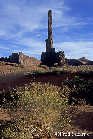 Monument Valley Sand Dunes Sunset