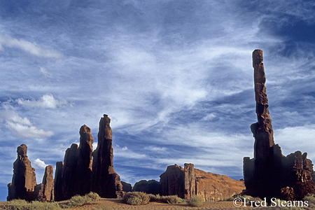 Monument Valley Sand Dunes Sunset