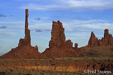 Monument Valley Sand Dunes Sunset