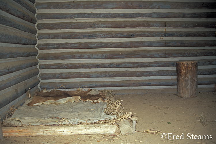 Fort Boonesborough - Cabin Interior - Fireplace